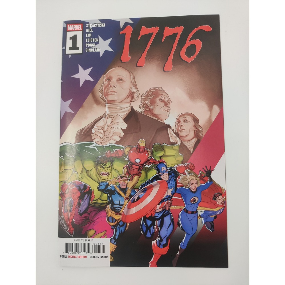 Marvel 1776 #1‎ Comic Book Stracynski Ron Lim Cover A